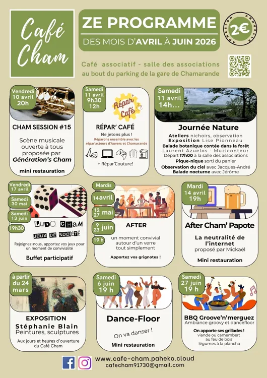 Agenda Avril-Mai-Juin 2026